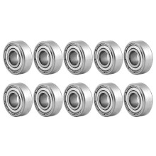 10 stuks 696ZZ dubbel afgeschermde miniatuur stalen kogellagers 6*15*5 mm