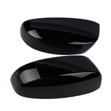 Gloss Black Direct Fit Mirror Covers for 07-13 GMC Yukon Sierra 1500 2500 | High-Quality, Pair (L+R)