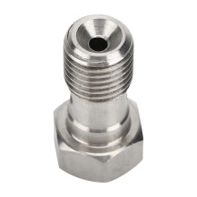 7/16 Zoll x 20 UNF Banjo-Schraube Edelstahl 25 mm langer Bremsanschlussadapter mit 2 Unterlegscheiben