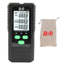 Nucleaire stralingsdosimeter met 2,4 inch LCD-display en dubbele alarmindicatie.
