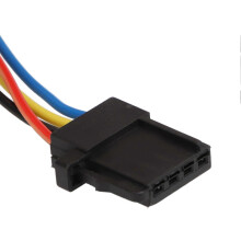 Kabelboomconnector voor achterlichten, 6-pins plug-and-play, kabelboomconnector voor achterlichten van de Clio Mk 3 2005-2012