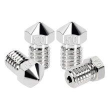 3D-Drucker-Düsenkopf M6-Gewinde, kompatibel mit V5- und V6-Extrudern, 1,0 mm, 4er-Set