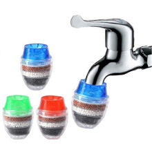 Kraanwaterfilter, waterzuiveraar voor de keukenkraan, filtert actief koolstof, verwijdert chloor, fluoride, zware metalen en hard water.