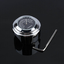 Durable Aluminum Alloy 7/8" 1" Handlebar Thermometer for Motorcycle