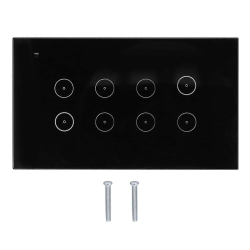 8 Gang Smart Switch WiFi Wall Switch Remote Control Touch Switch for Apartment 95?250V/AC 1