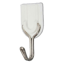 6 pieces Wall Door Hook Towel Holder Self-adhesive Bathroom Kitchen Glue Hook whiteNEW