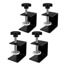 Drawer Front Panel Installation Clamp Hardware Jig C Clamp 3mm Thicker Drawer Drill Hole Guide U Clamp(4 Pack)NEW