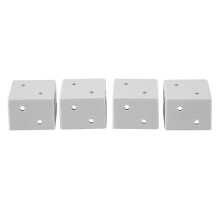 Soportes para persianas de 1 pulgada, perfil blanco, caja de montaje, soporte para riel superior de persianas de ventana, NUEVO