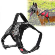 Arn??s ajustable para perros peque?os, medianos y grandes, correa de mano para pasear mascotas, talla: S (leopardo)
