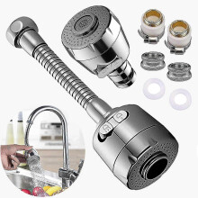 Faucet Sprayer Attachment, 360 Movable Kitchen Sink Tap Spray Head
