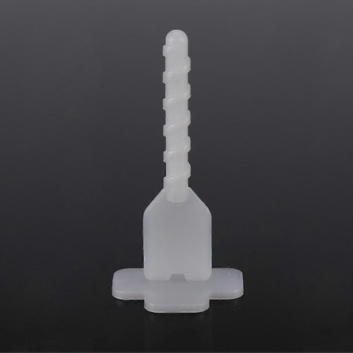 100pcs Plastic Floor Wall Tiling Spacers Strap Tile Flat Leveling System Tools(" " Base) 1