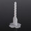 100pcs Plastic Floor Wall Tiling Spacers Strap Tile Flat Leveling System Tools(" " Base) 3