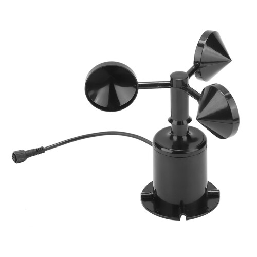 0-70m/s Environment Signal Output Pulse Type Three Cups Wind Speed Sensor Anemometer 1