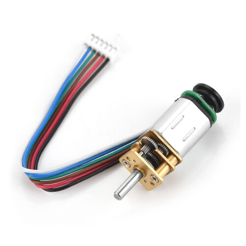 DC6V 2W GBMQ-GM12BY20 Getriebemotor mit magnetisch codiertem Scheiben-Hall-Encoder (6V 70RPM) 1