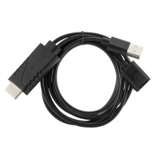3-in-1 1080p USB-Buchse auf HDMI-Stecker HDTV-Adapter Ladeadapter für iOS und Android
