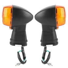 2 Stück Motorrad-Blinker, gelbes Licht, passend für Kawasaki ZX900 Ninja ZX-9R
