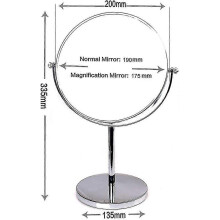 Standing Mirror 10x Magnification, 8 Inch, Cosmetic Mirror Can Be Rotated 360 .