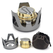 Mini hornillo de alcohol port??til ultraligero para acampar y hacer senderismo