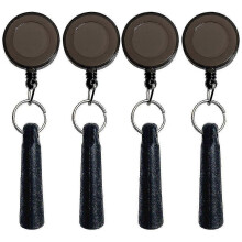 4 piezas de portal??pices retr??ctiles el??sticos de silicona, bol??grafo retr??ctil resistente para carpinter??a y alba?iler??a.
