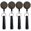 4 Pcs Elastic Silicone Retractable Pencil Holder, Duty Retractable Pull Pen For Woodwork, Bricklaye 1