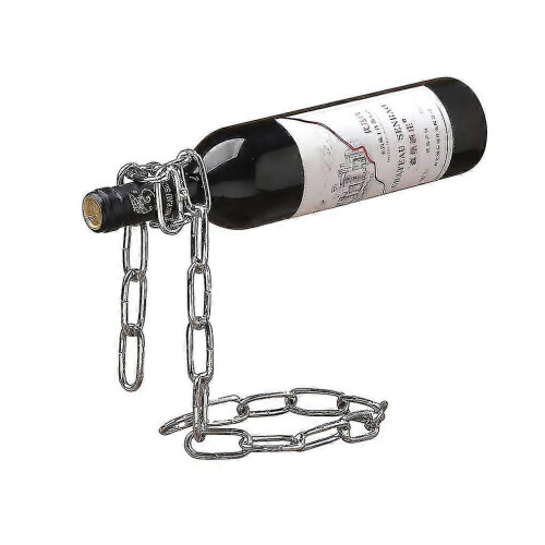 Creative Wine Bottle Holder Suspended Iron Chain Wine Rack