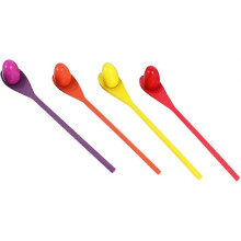 4er-Pack Holzlöffel-Wurfspielzeug, Balancierspiel mit Holzeiern, Gartenspiel, Outdoor-Spielzeug