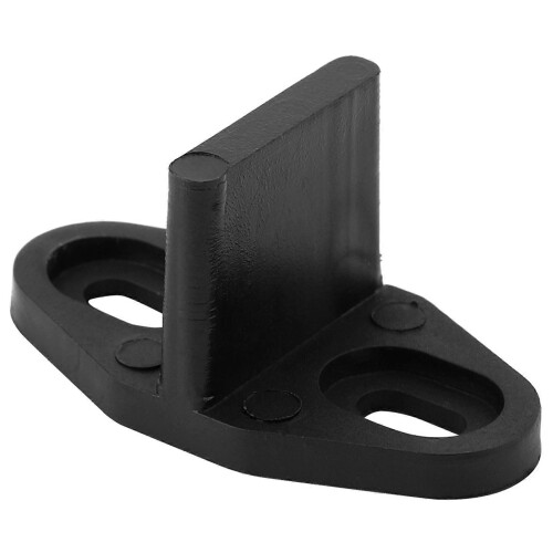 Black Coated Plastic Floor Guide for Sliding Barn Door Bottom Gate Hardware Accessory 2