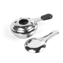 Alcohol Burner, Fondue Alcohol Burner, Gel Alcohol Burner, Stainless Steel, Grey, 15 X 9.3 X 4.5 Cm