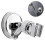 Powerful Suction Cup Shower Bracket Base Bathroom Shower Head Fixed Wall Bracket (silver) 1