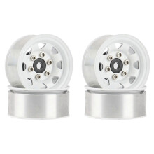 4PCS 1.55 Metal Beadlock Wheel Rim Hub for 1/10 RC Crawler Car Axial Yeti Jr 90069 RC4WD D90 TF2 Tam