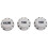 White Black 1 Volume&2 Tone Guitar Control Knobs for Strat Style Guitar 1