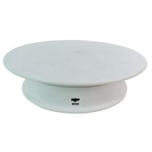 2 Speeds Electric Turntable Display Stand Noiseless Rotating Table Watch Jewelry