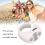 Smart Ring Controller Bluetooth 5.3 Wireless Remote Control Page Turner for Tik Tok Electronic Book White 4