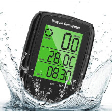 Bike Computer, Universal Ip54 Waterproof Bicycle Speedometer Odometer, Gps Cycling Computer With Lcd Backlight Display Touch Screen, Automatic Start/s