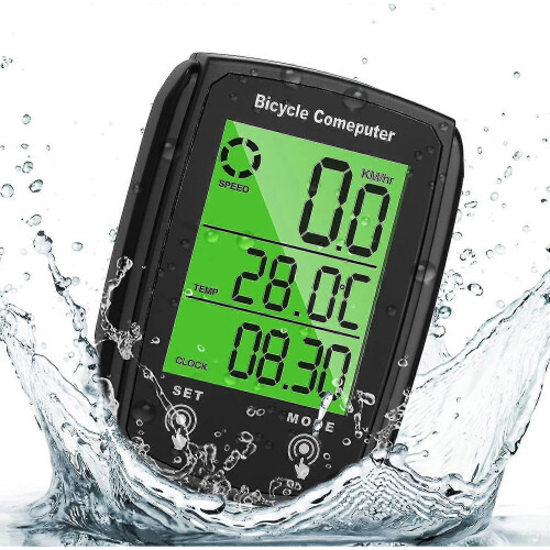 Bike Computer, Universal Ip54 Waterproof Bicycle Speedometer Odometer, Gps Cycling Computer With Lcd Backlight Display Touch Screen, Automatic Start/s