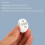 Smart Ring Controller Bluetooth 5.3 Wireless Remote Control Page Turner for Tik Tok Electronic Book White 5