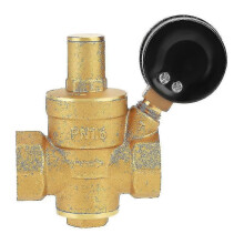 Adjustable Water Pressure Reducer Dn20, Brass Regulator + Water Pressure Gauge Pressure Gauge (dn20)