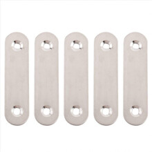 Placa plana recta de reparaci??n y uni??n de 60 mm x 16 mm (5 unidades)