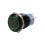 19mm 12-24V ON/OFF Black Waterproof Selflocking Latch Push Button Flate Switch Red LED 2