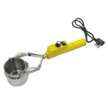 500w Electric Adjustable Melting Furnace Plate Casting Heads Lead Tin Indium Melt Soldering Tool Metal Solder Furnaces1pcs-yellow