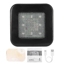 Auto-Innenraum-Leseleuchte, 3-farbige LED-Magnet-Heckklappen-Deckenleuchte für Zuhause und Auto