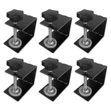 Universal C Clamp Cabinet Installation , 6pcs Furniture Steel Drawer Front Installation , Drill Hol