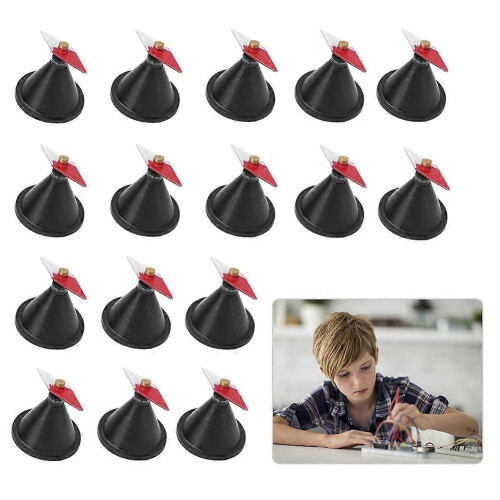 16pcs Rhombus Small Magnetic Needle with Stand Physical Experiment Teaching Instrument 2