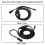 3 Pin AUX o Cable Adapter for E39 E46 E53 X5 16:9 CD Player Navigation 2