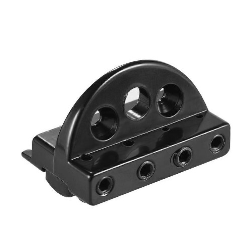 4-string Headless Electric Bass Guitar String Locking Nut Set with 2 Wrench 2 Screw Black 2