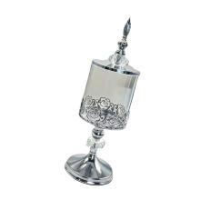 Multifunctional Metal Glass Canister with Lid Decorative-2 1