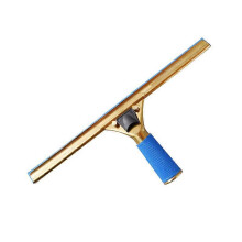 Professional Grade Commercial Window Scraper, Window Cleaning Tool for Shower Doors, Windows and Auto Glass, 1pcs-Gold