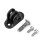 Bicycle Computer Metal Bracket Camera Adapter Mount for Gopro (Black) 2