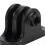 Bicycle Computer Metal Bracket Camera Adapter Mount for Gopro (Black) 4