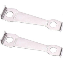 2 Pcs Chainring Nut Wrench Bicycle Repair Tool Bike Wrench Chainring Bolts (9/10 Mm)